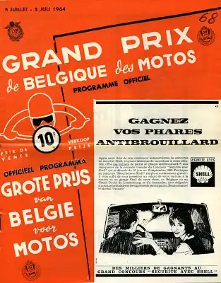 Programm Spa-Francorchamps 5.7.1964