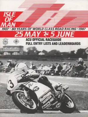 Programm Isle of Man TT May/June 1987