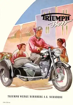 Triumph Boss Prospekt 1954/55