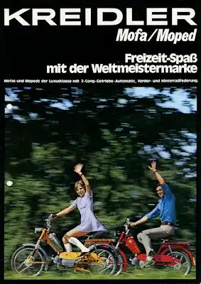 Kreidler Programm Mofa Mopeds 1973