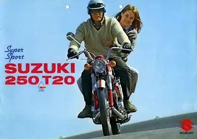 Suzuki 250 T 20 Super Sport Prospekt 1967