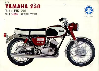 Yamaha 250 YDS 3 Prospekt 1960er Jahre