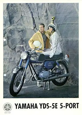 Yamaha 250 YDS-5E 5-Port Prospekt 1960er Jahre