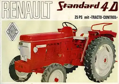 Renault Standard 4 D Prospekt 1967