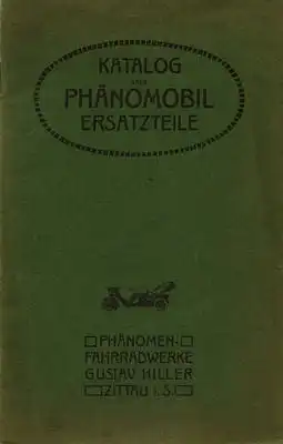 Phänomen Phänomobil Ersatzteilliste 1911
