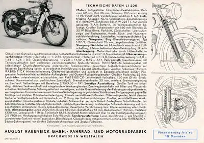 Rabeneick LI 200 Prospekt 3.1953