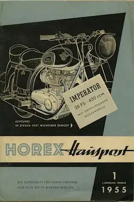 Horex Hauspost 1955 Heft 1