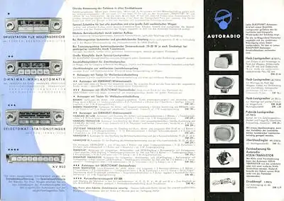 Autoradio Blaupunkt Programm 1959