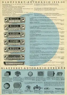 Autoradio Blaupunkt Programm 1959/60