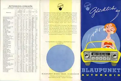 Autoradio Blaupunkt Programm 1959/60