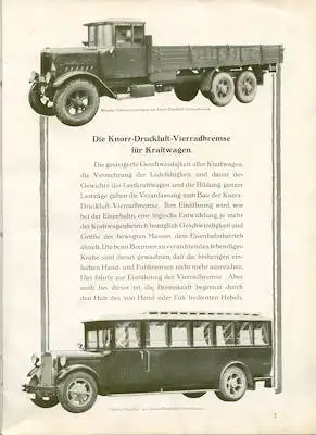 Knorr Druckluft Vierrad Bremse ca.1925