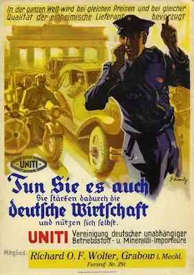 Uniti Prospekt 1930er Jahre