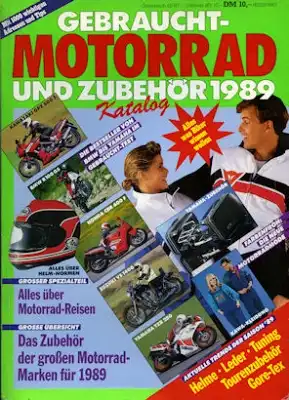 Gebraucht-Motorrad und Zubehör 1989