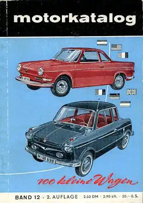 Motorkatalog 100 Kleine Wagen Band 12 1959