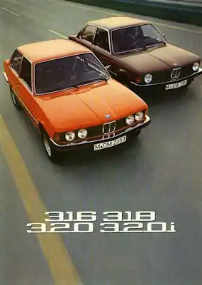 BMW 316-320i Prospekt 2.1975