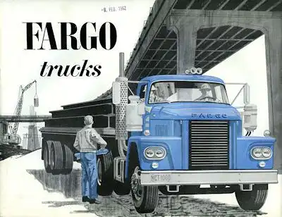 Chrysler Fargo Trucks Prospekt  1962