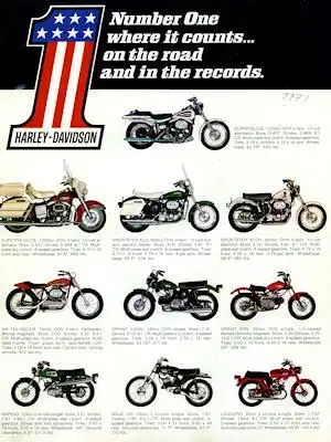 Harley-Davidson Programm 1971