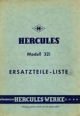 Hercules Mofa MX 1 Prospekt ca. 1985