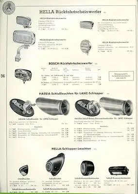 Lehmkuhl Katalog Kfz Zubehör 1959