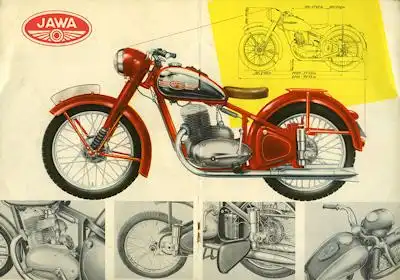 Jawa 250 ccm Prospekt 1953