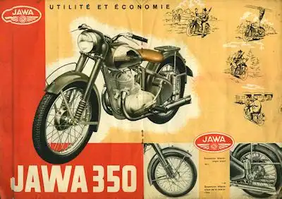 Jawa 350 ccm Prospekt 7.1949 f