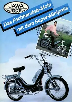 Jawa Mofa Prospekt ca. 1980