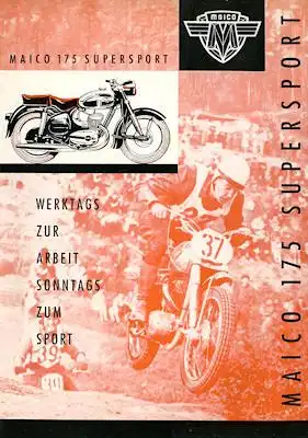 Maico 175 Supersport Prospekt 6.1957