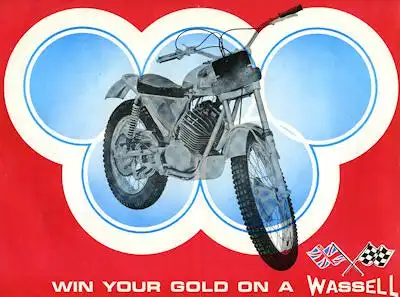 Wassell Trials 125 ccm Prospekt 1970er Jahre