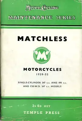 Temple Press: Matchless motorcycles 1939-1955