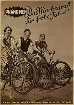 Phänomen Fahrrad Prospekt 5.1938