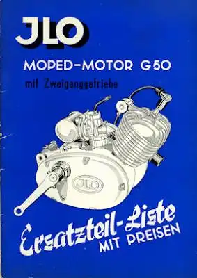 Ilo G 50 Ersatzteilliste 1956