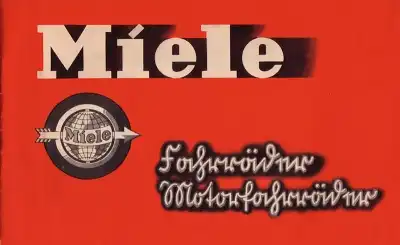 Miele Fahrräder und Motorfahrräder Prospekt 1936