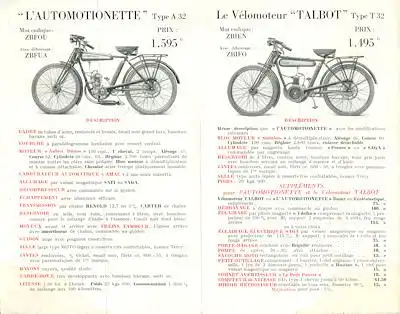 L`automotion Prospekt ca. 1932