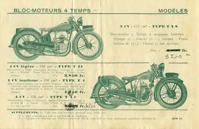 Motoconfort Programm 1931