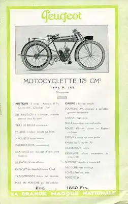 Peugeot Programm 10.1927