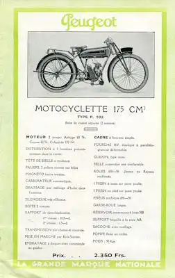 Peugeot Programm 10.1927