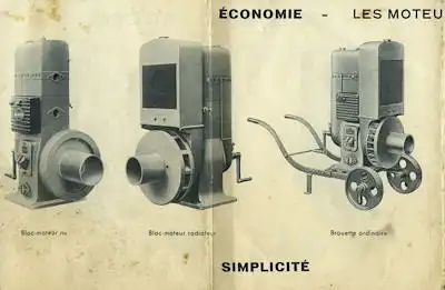 Atlantic Stationär Motor Bedienungsanleitung 1930er Jahre