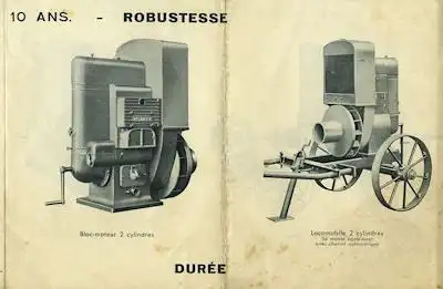 Atlantic Stationär Motor Bedienungsanleitung 1930er Jahre