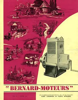 Bernard Moteurs Prospekt 1939