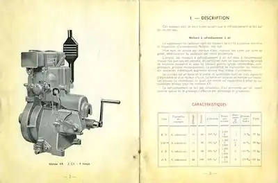 Omnium moteur Bedienungsanleitung 1930er Jahre