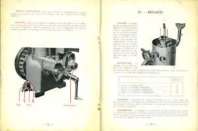 Omnium moteur Bedienungsanleitung 1930er Jahre