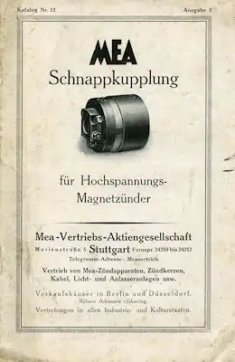 MEA Schnappkupplung für Magnetzünder 7.1925