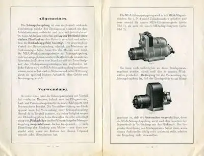 MEA Schnappkupplung für Magnetzünder 7.1925