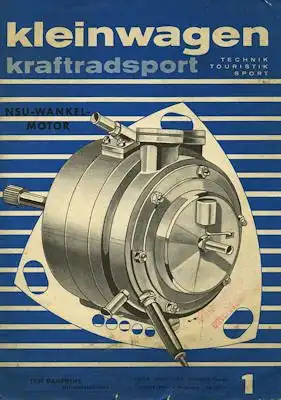 Kleinwagen 1960 Heft 1