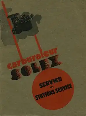 Solex Service Stationen in Frankreich 1930