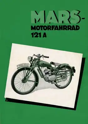 Mars Motorfahrrad 121 A Prospekt 1937