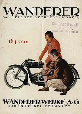 Wanderer 184 ccm Prospekt 4.1927