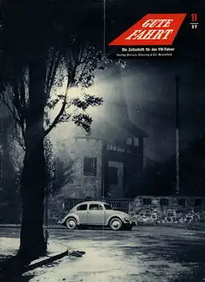 VW Gute Fahrt Heft 11 1957