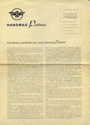 Hanomag Partner Test 8.1951