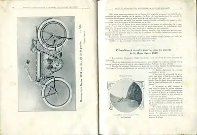 Peugeot Fahrrad und Motorrad Programm 1912